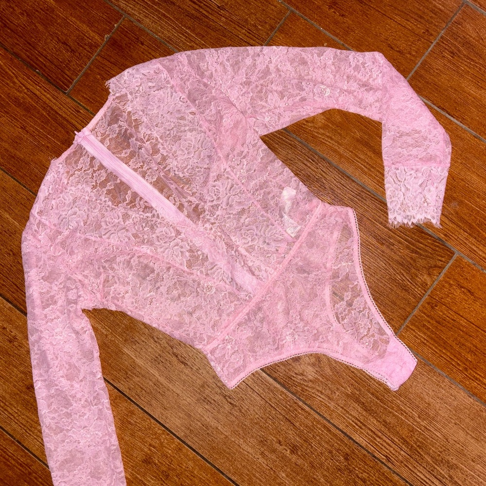 Long Sleeve Lace Body Suit